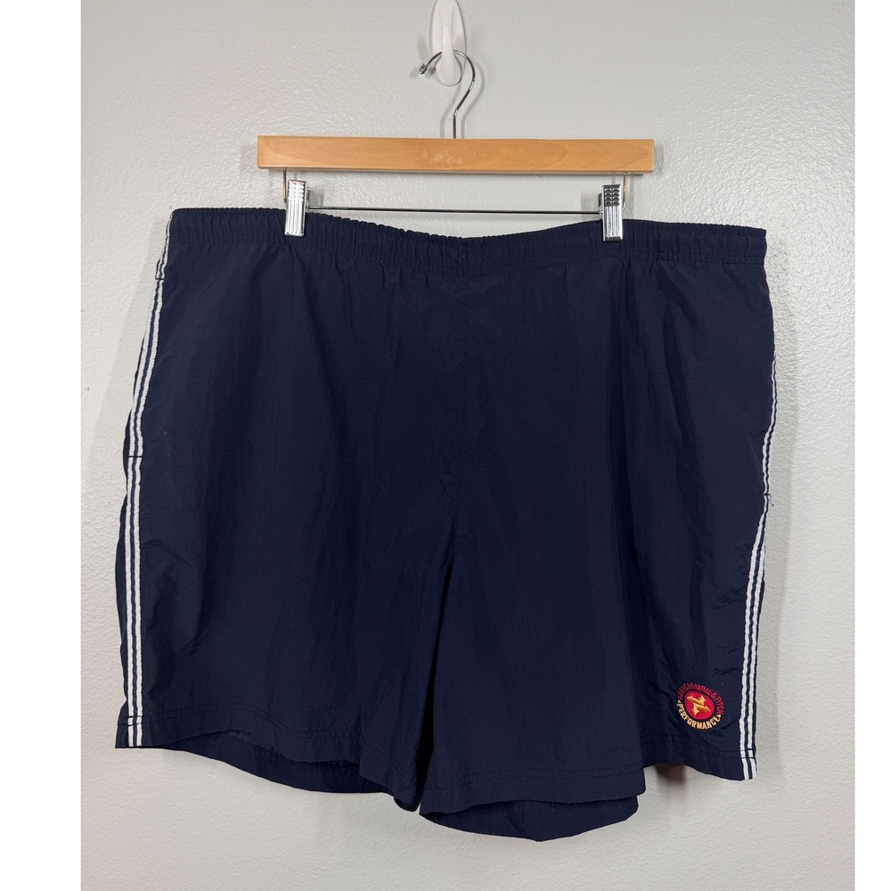 Abercrombie & Fitch Shorts Men's XL‎ Navy Blue Liner Swim Shorts Drawstring Y2K